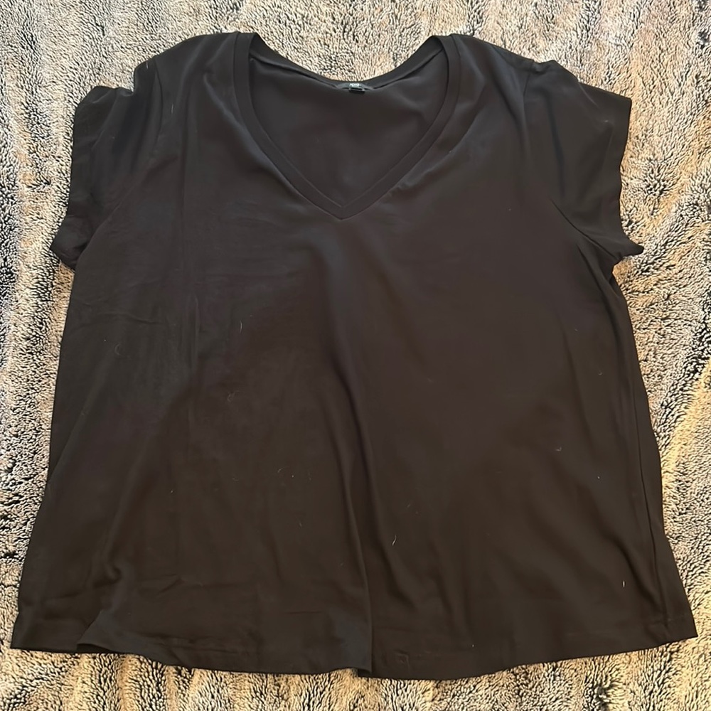 ASOS black v-neck tee